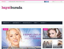 Tablet Screenshot of hayatburada.com